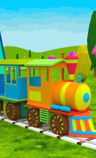 Timpy ABC-Zug - 3D Kind Spiel 1