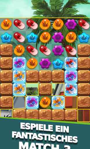 Weed Match 3 Candy Jewel - Crush cool puzzle games 4