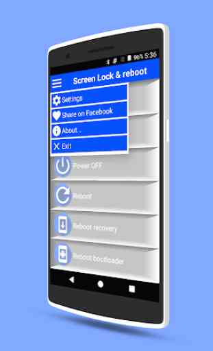 Screen lock & reboot widget 1