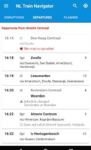 NL Train Navigator - Niederländischer Zugplaner 2