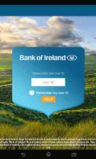 Bank of Ireland Tablet Banking 1