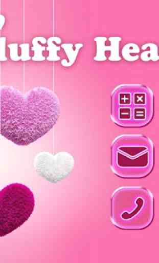 FLUFFY HEART C Launcher Themen 4