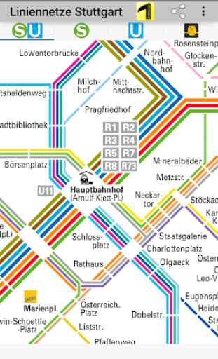 Liniennetze Stuttgart 1