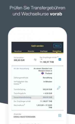 Western Union DE - Geld Senden & Bank Transfers 3
