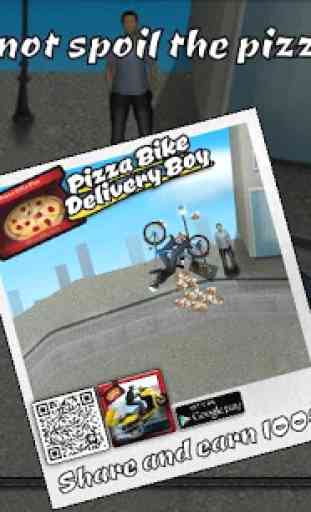 Pizza Delivery Boy Bike 2
