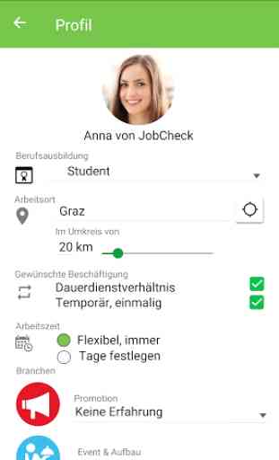 JobCheck - Jobs Teilzeitjob Nebenjob Studentenjobs 3