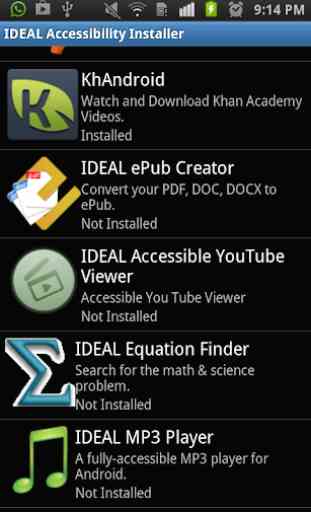 IDEAL Accessible App Installer 4