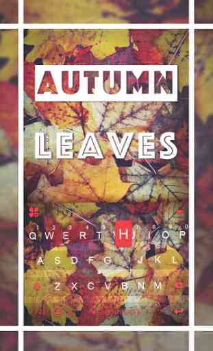 Autumnleaves Tastatur-Thema 1