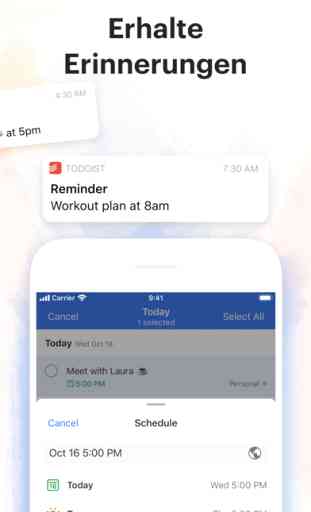Todoist: To-Do List & Aufgaben (Android/iOS) image 3
