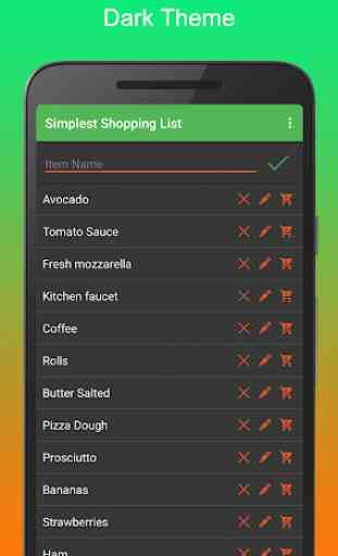 Simplest Shopping List 3