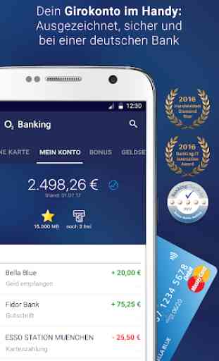 o2 Banking: kostenloses Girokonto mit Mastercard 1