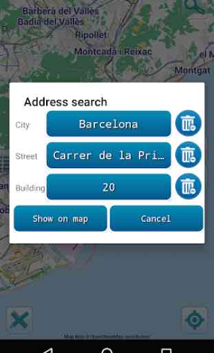 Karte von Barcelona offline 3