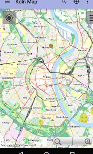 Köln Offline Stadtplan 1