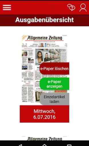 Allgemeine Zeitung e-Paper 1