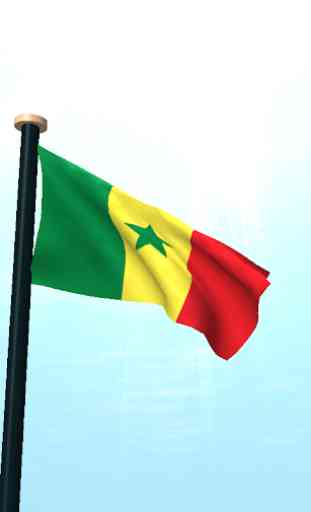 Senegal Flagge 3D Kostenlos 2