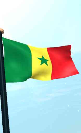 Senegal Flagge 3D Kostenlos 4