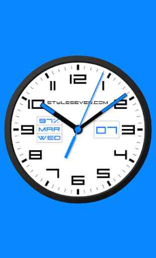 Square Analog Clock-7 2