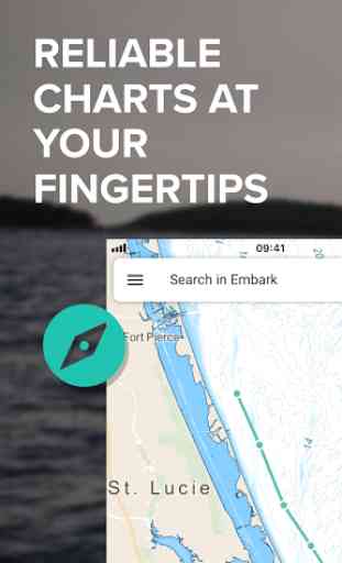 Embark - Marine Charts. GPS navigation for Boating 1