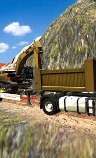 Sand Excavator Truck Driving Rescue Simulator game 4