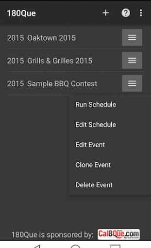 180Que BBQ Timeline Schedule 2