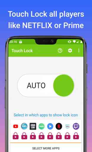 Touch Lock - Touch Screen Locker for Video Players 1