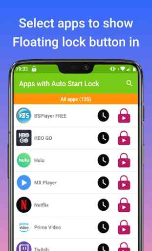 Touch Lock - Touch Screen Locker for Video Players 3