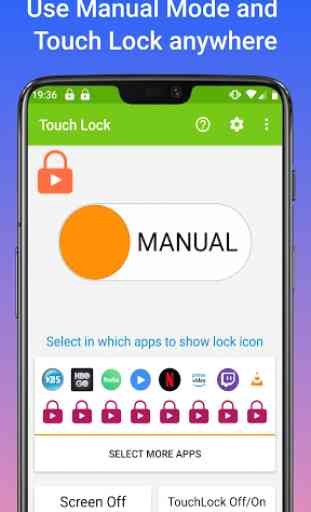 Touch Lock - Touch Screen Locker for Video Players 4