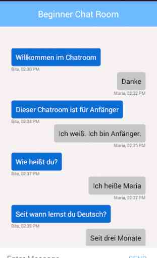 German Learning Chat Room 3