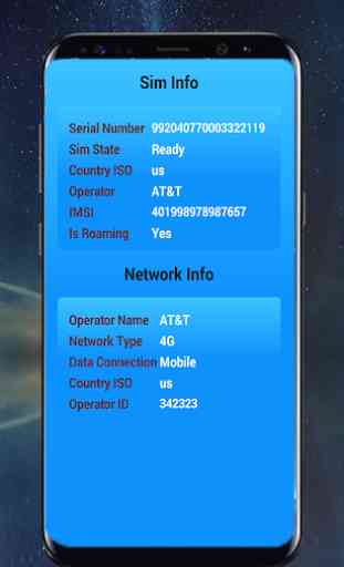 Sim - Telefoninformationen / Phone Information 2