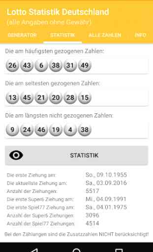 Lotto Statistik Deutschland 2