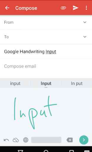 Google Handschrifteingabe 2