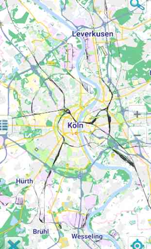 Karte von Köln offline 1