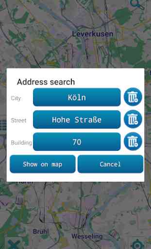 Karte von Köln offline 3