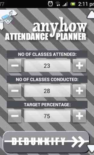 Anyhow Attendance Planner 1
