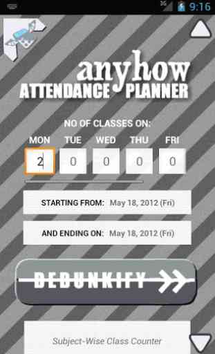 Anyhow Attendance Planner 4