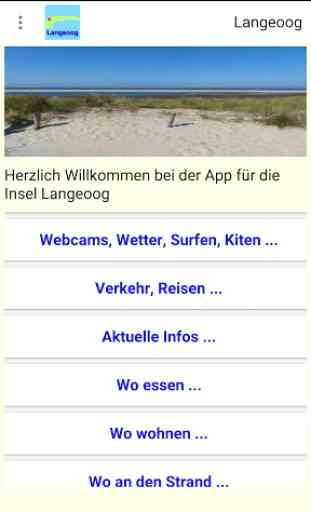 Langeoog App für den Urlaub 1