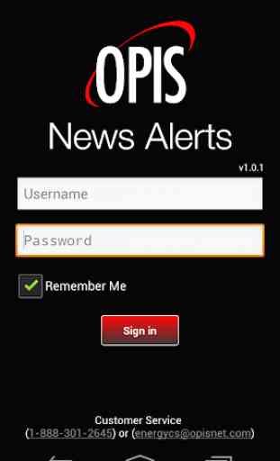 OPIS Mobile News Ticker 1