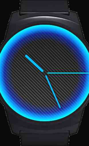 Carbon Neon Watch Face 1
