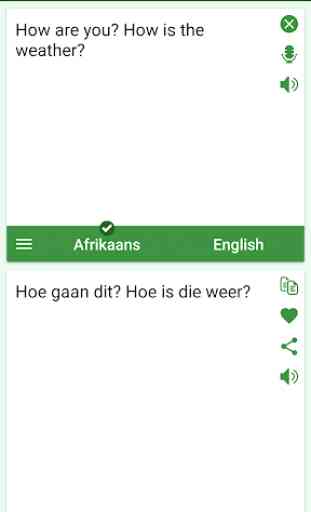 Afrikaans - English Translator 1
