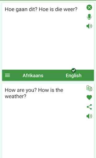 Afrikaans - English Translator 2