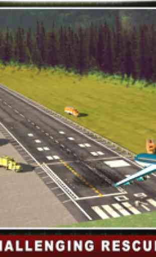 Flughafen-Rettungs-LKW-Simulatoren - Großflugplatz virtuellen Fahrkünste in einer realistischen 3D-Umgebung Verkehrs 2