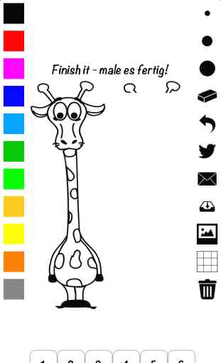 Malbuch der Tiere für Kinder: Pferd, Löwe, Panda und mehr malen lernen 3