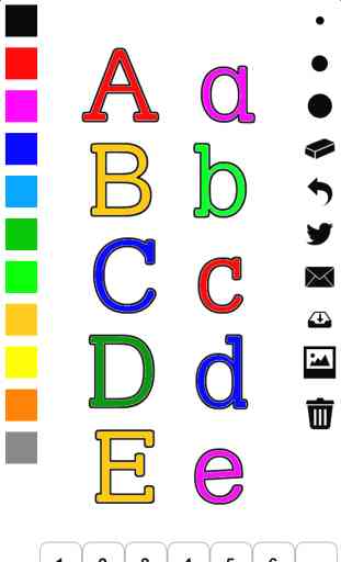 Alphabet Malbuch für Kinder: Buchstaben malen lernen 1