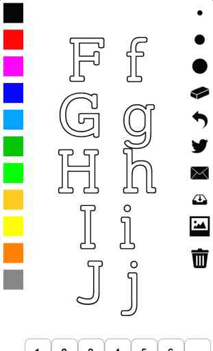 Alphabet Malbuch für Kinder: Buchstaben malen lernen 2