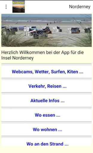 Norderney App für den Urlaub 1