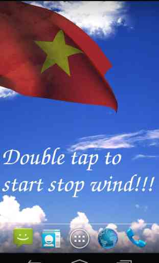 3D Vietnam Flag Live Wallpaper 1