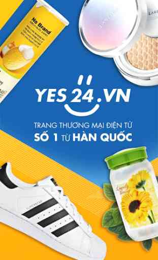 Yes24.vn - Mua sắm thông minh phong cách Hàn Quốc 1
