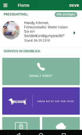 DEVK Rechtsschutz App 2
