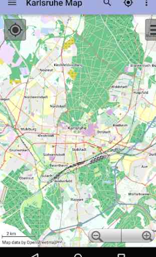Karlsruhe Offline Stadtplan 1