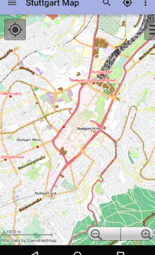 Stuttgart Offline Stadtplan 1